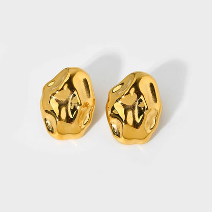 Nova Hammer Stud Earrings