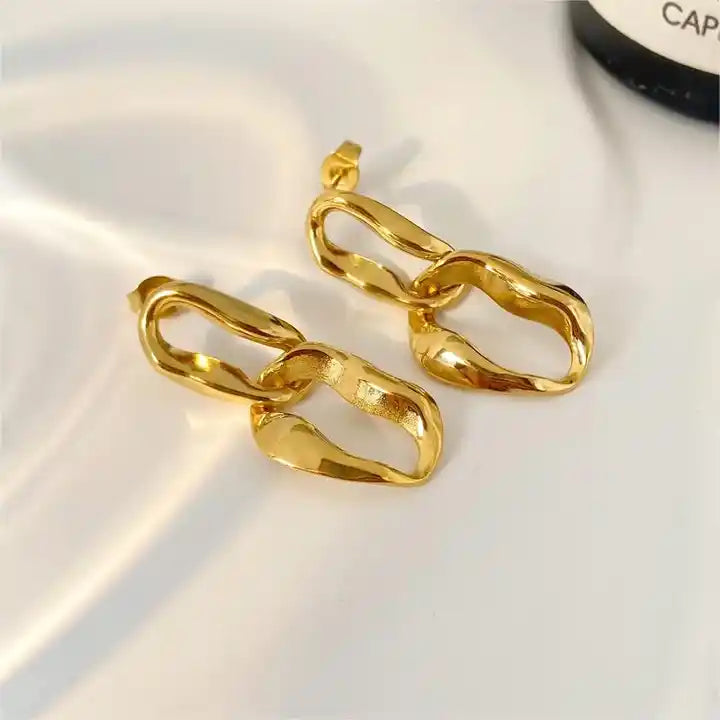 Emilia Twist Drop Earrings