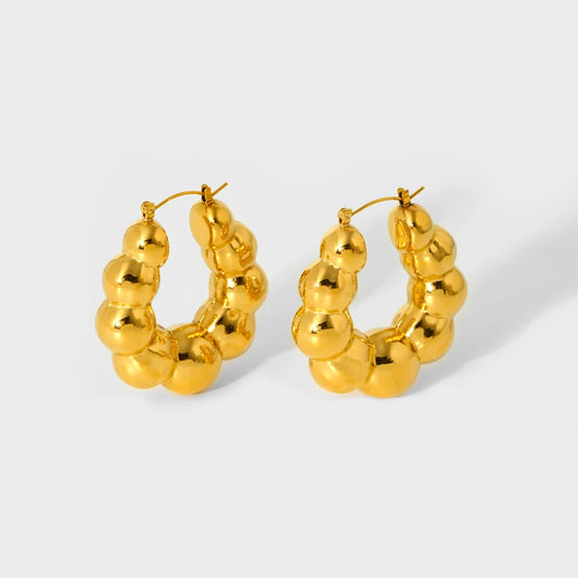 Mora Huggie Hoop Earrings