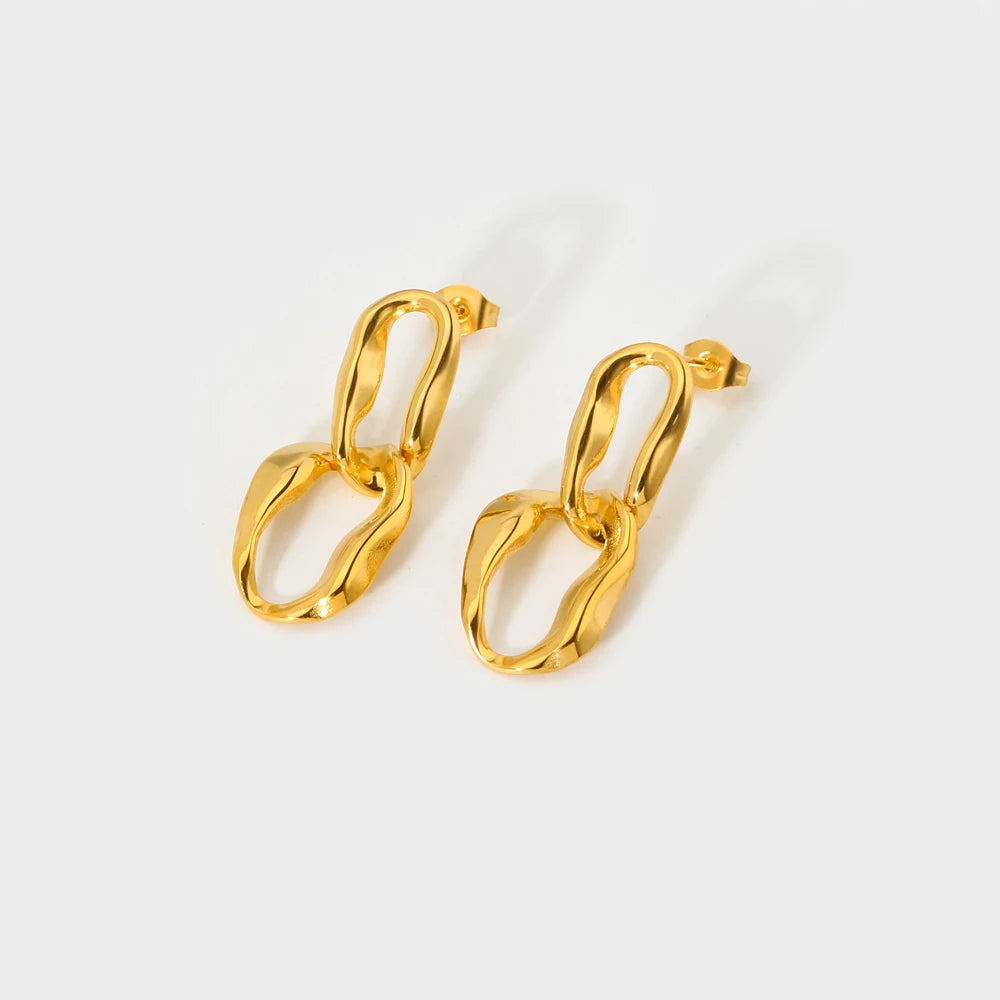 Emilia Twist Drop Earrings